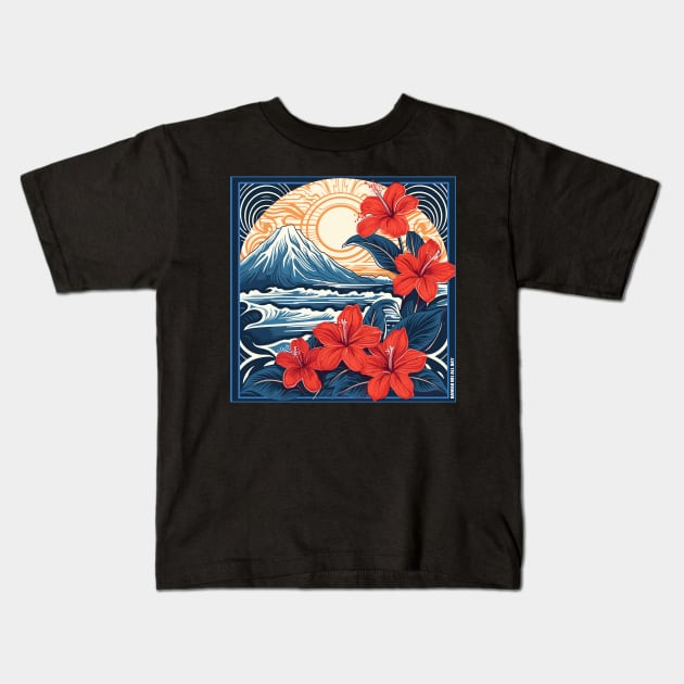 Aloha Sunrise by Hawaii Nei All Day Kids T-Shirt by hawaiineiallday